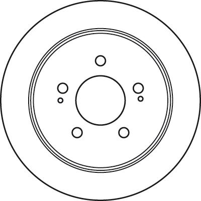 TRW DF4986S - Kočioni disk www.molydon.hr