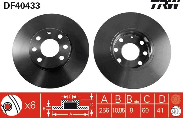 TRW DF4043 - Kočioni disk www.molydon.hr