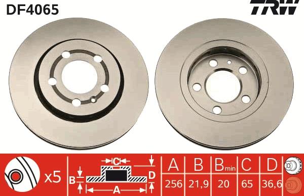 TRW DF4065 - Kočioni disk www.molydon.hr