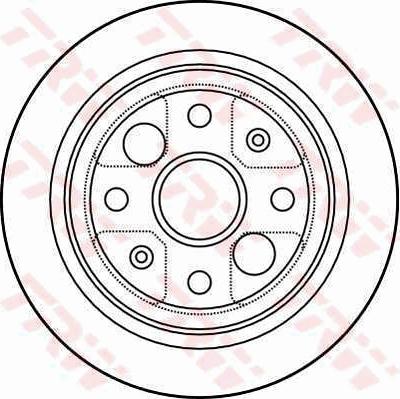 TRW DF4004 - Kočioni disk www.molydon.hr