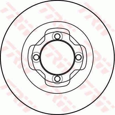 TRW DF4008 - Kočioni disk www.molydon.hr