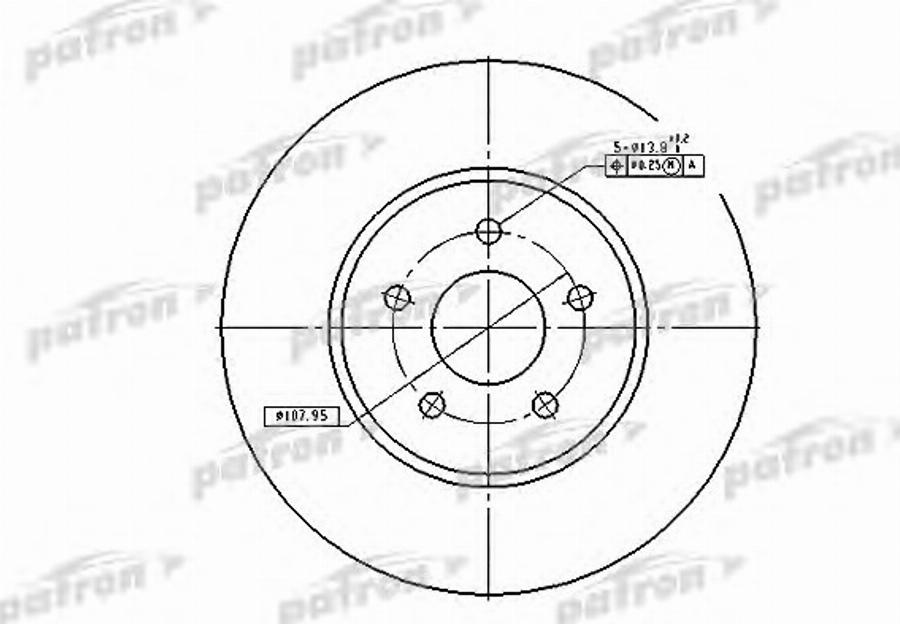 TRW DF4147BP - Kočioni disk www.molydon.hr