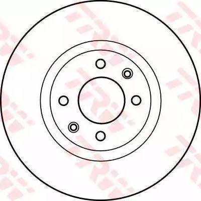 TRW DF4183BP - Kočioni disk www.molydon.hr