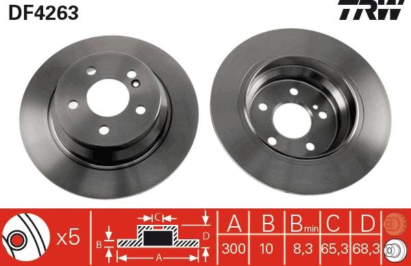 TRW DF4263 - Kočioni disk www.molydon.hr