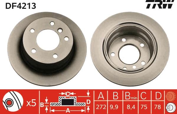 TRW DF4213 - Kočioni disk www.molydon.hr