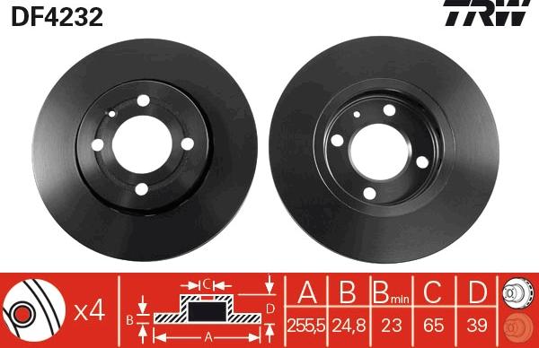 TRW DF4232 - Kočioni disk www.molydon.hr