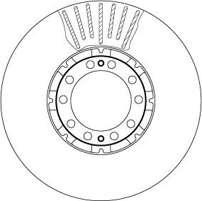 TRW DF5029S - Kočioni disk www.molydon.hr