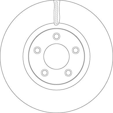 TRW DF6490S - Kočioni disk www.molydon.hr