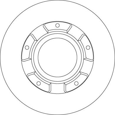 TRW DF6510S - Kočioni disk www.molydon.hr