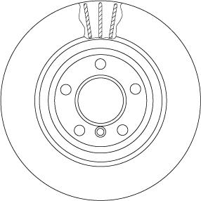 TRW DF6617S - Kočioni disk www.molydon.hr