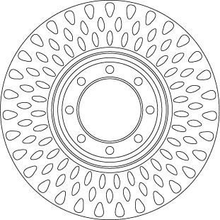 TRW DF6688S - Kočioni disk www.molydon.hr