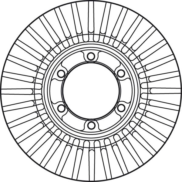 TRW DF6007 - Kočioni disk www.molydon.hr