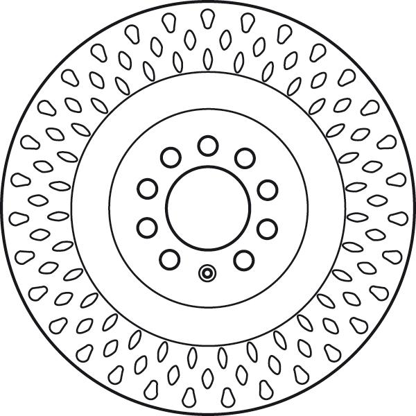 TRW DF6011S - Kočioni disk www.molydon.hr