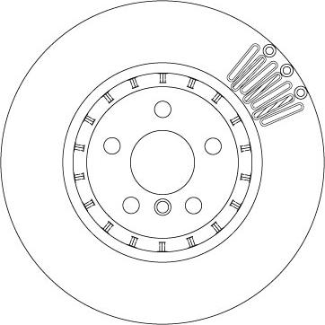 TRW DF6892S - Kočioni disk www.molydon.hr