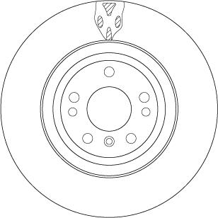 TRW DF6833S - Kočioni disk www.molydon.hr