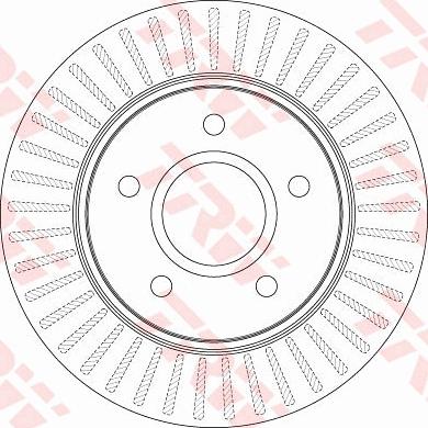 TRW DF6253S - Kočioni disk www.molydon.hr