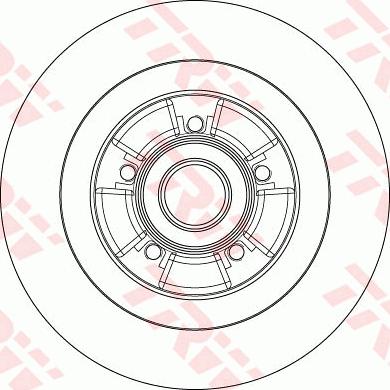 TRW DF6202BS - Kočioni disk www.molydon.hr