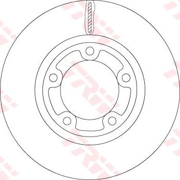 TRW DF6712 - Kočioni disk www.molydon.hr