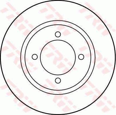 TRW DF1931 - Kočioni disk www.molydon.hr