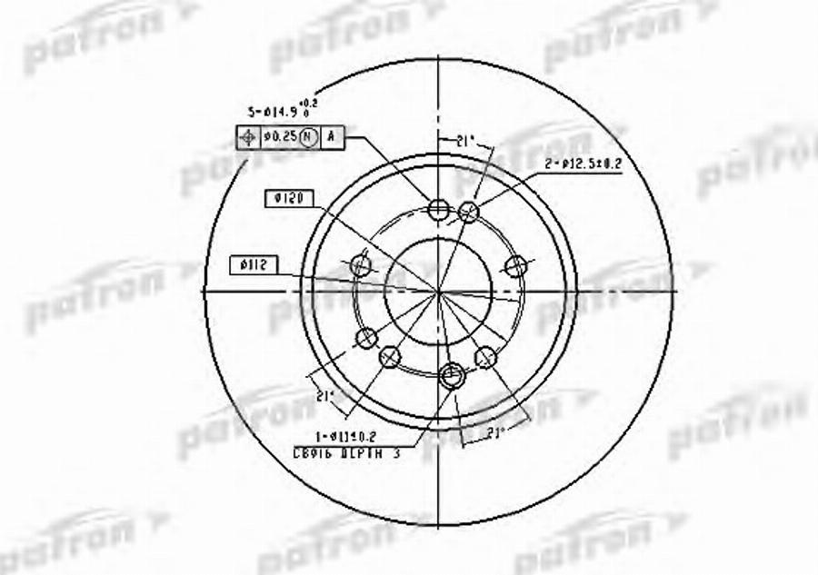 TRW DF1585BP - Kočioni disk www.molydon.hr