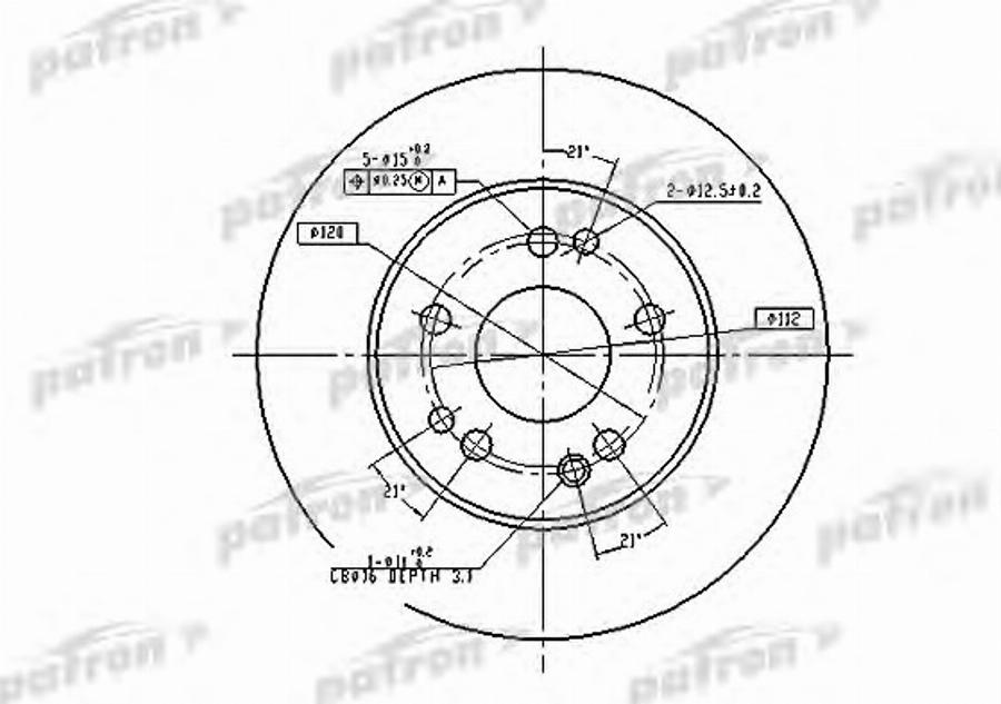 TRW DF1581BP - Kočioni disk www.molydon.hr