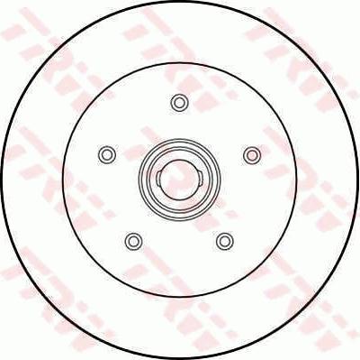 TRW DF1534 - Kočioni disk www.molydon.hr