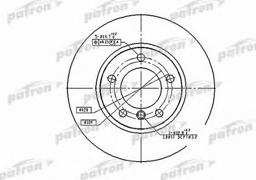 TRW DF1537BP - Kočioni disk www.molydon.hr