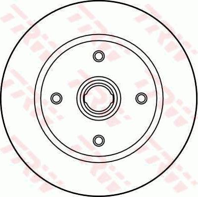 TRW DF1691 - Kočioni disk www.molydon.hr