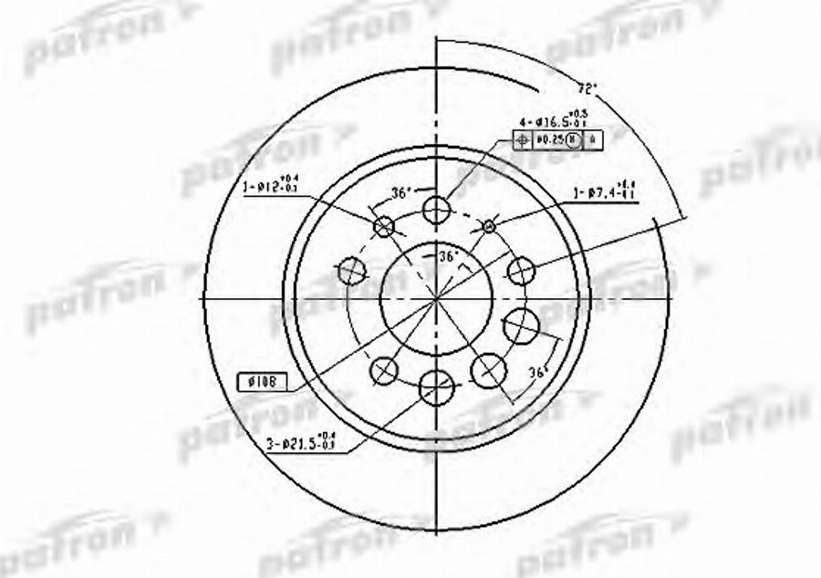 TRW DF1674BP - Kočioni disk www.molydon.hr