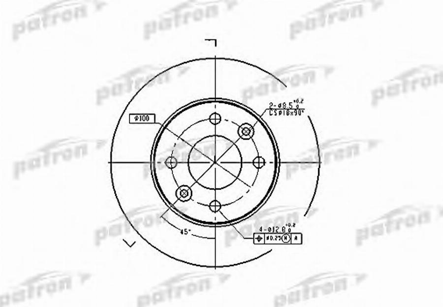 TRW DF1015BP - Kočioni disk www.molydon.hr