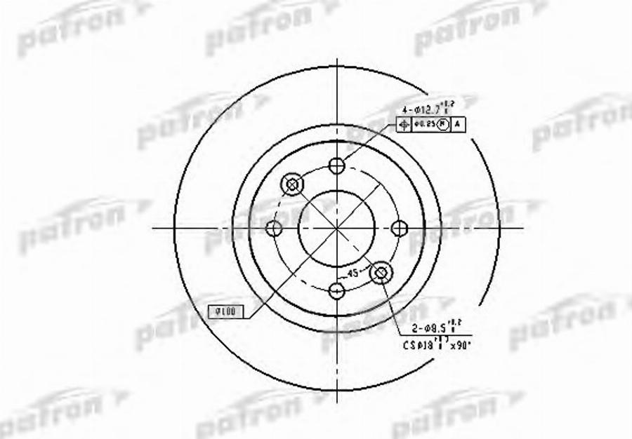 TRW DF1017BP - Kočioni disk www.molydon.hr