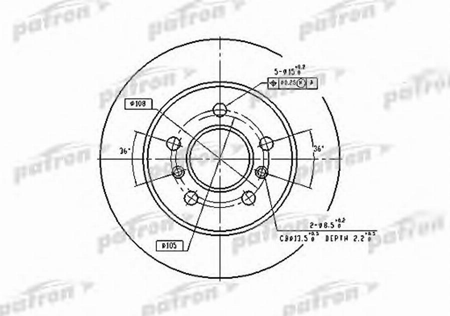 TRW DF1029BP - Kočioni disk www.molydon.hr