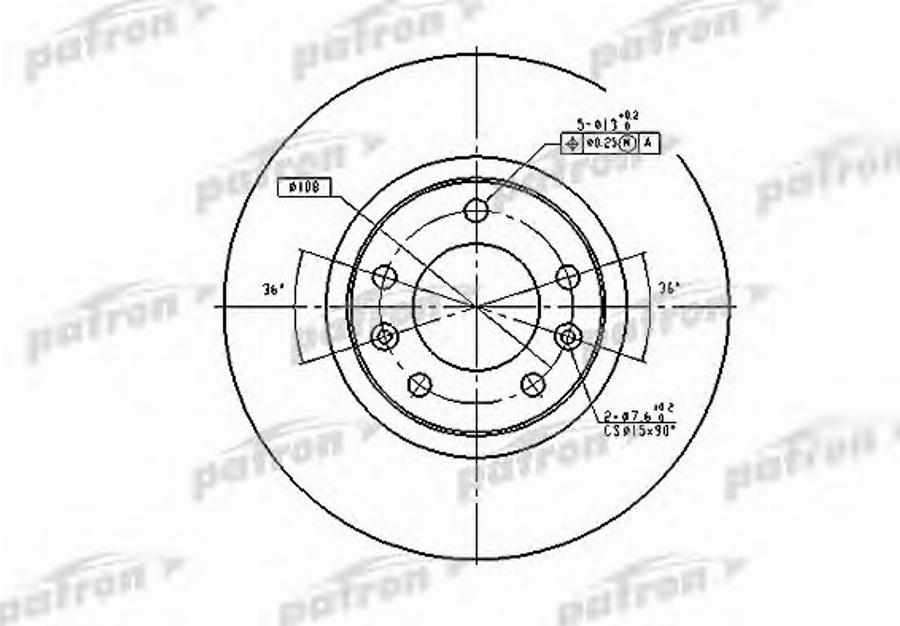 TRW DF1225BP - Kočioni disk www.molydon.hr