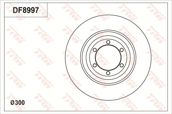 TRW DF8997 - Kočioni disk www.molydon.hr