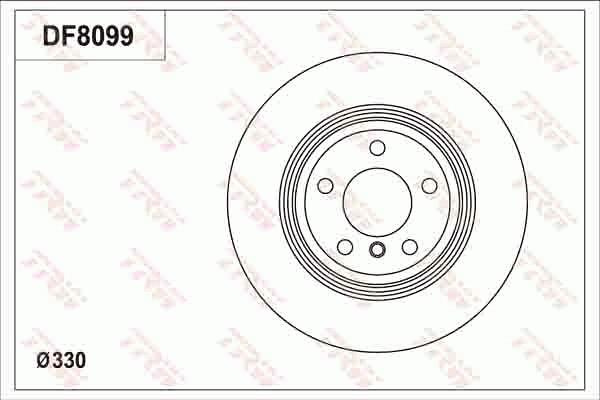 TRW DF8099 - Kočioni disk www.molydon.hr