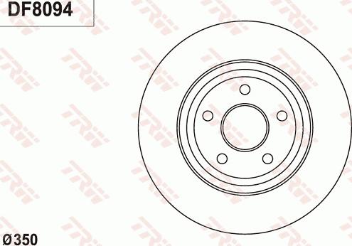 TRW DF8094 - Kočioni disk www.molydon.hr