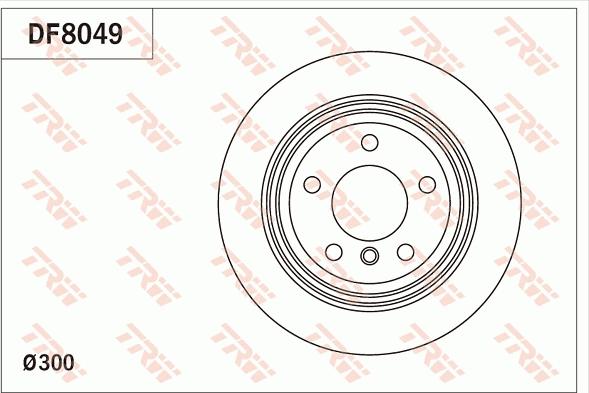 TRW DF8049 - Kočioni disk www.molydon.hr