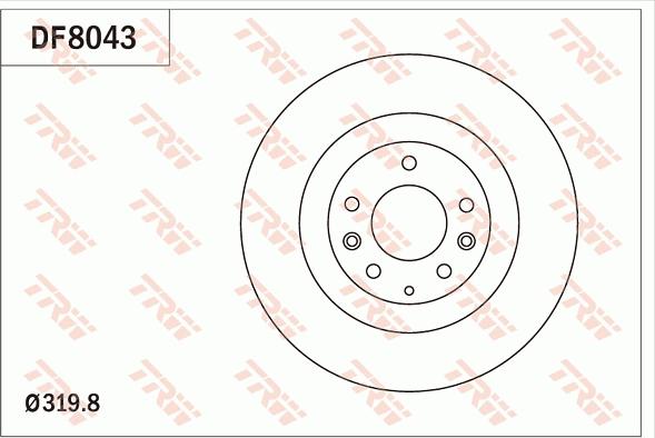 TRW DF8043 - Kočioni disk www.molydon.hr