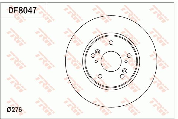 TRW DF8047 - Kočioni disk www.molydon.hr