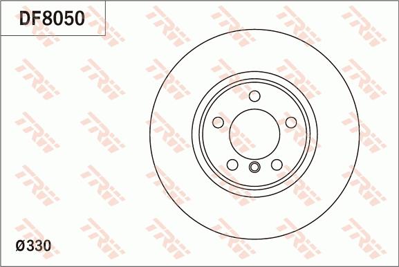 TRW DF8050 - Kočioni disk www.molydon.hr