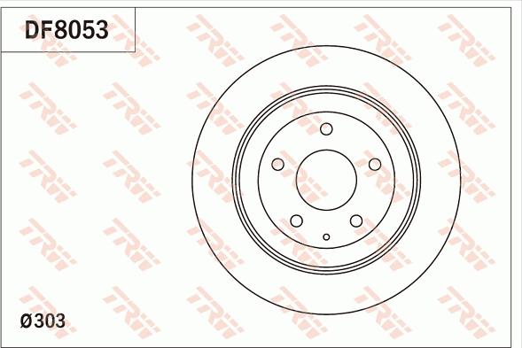 TRW DF8053 - Kočioni disk www.molydon.hr