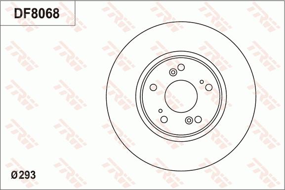 TRW DF8068 - Kočioni disk www.molydon.hr