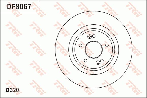 TRW DF8067 - Kočioni disk www.molydon.hr