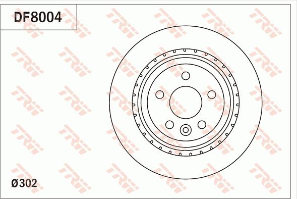 TRW DF8004 - Kočioni disk www.molydon.hr