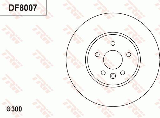 TRW DF8007 - Kočioni disk www.molydon.hr