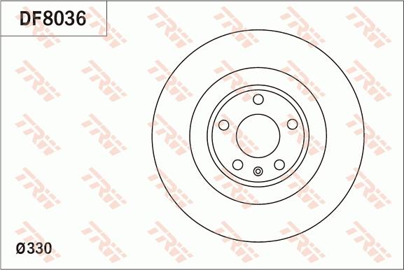 TRW DF8036 - Kočioni disk www.molydon.hr