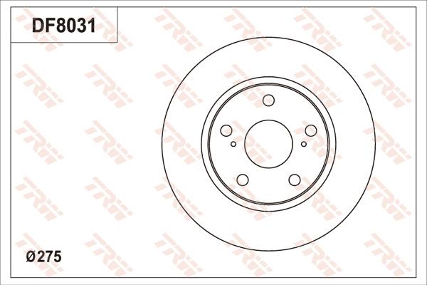 TRW DF8031 - Kočioni disk www.molydon.hr