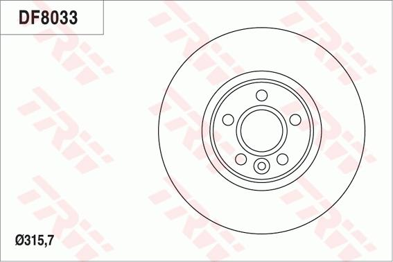 TRW DF8033 - Kočioni disk www.molydon.hr