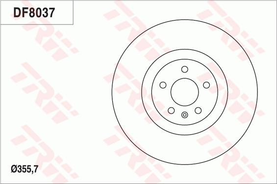 TRW DF8037 - Kočioni disk www.molydon.hr