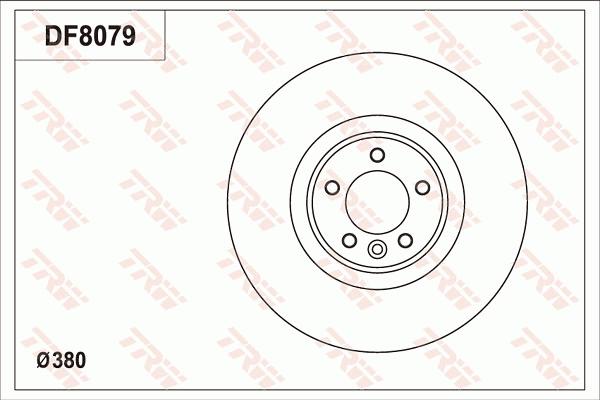 TRW DF8079S - Kočioni disk www.molydon.hr